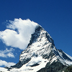 Matterhorn-vuoren huippu