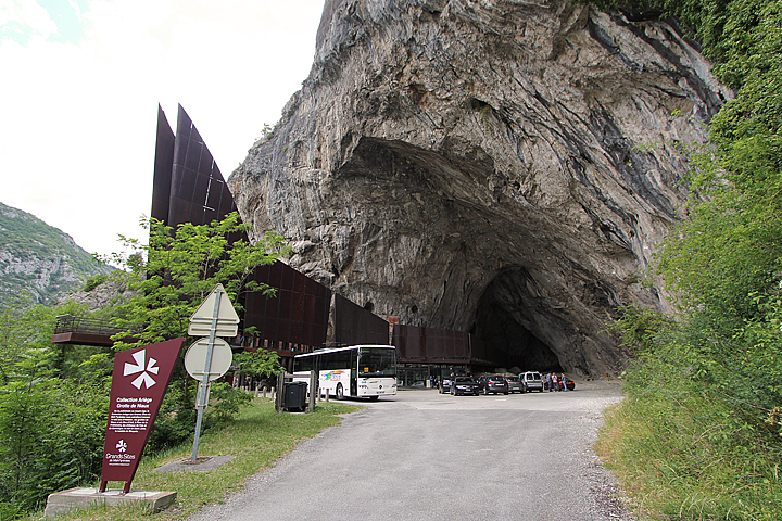 Grotte de Niaux'n luolan suuaukko
